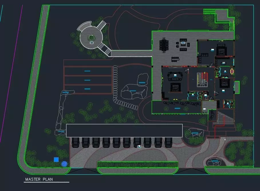 Vacation Villa 3D 2D Model SketchUp 3D model 3D model_1
