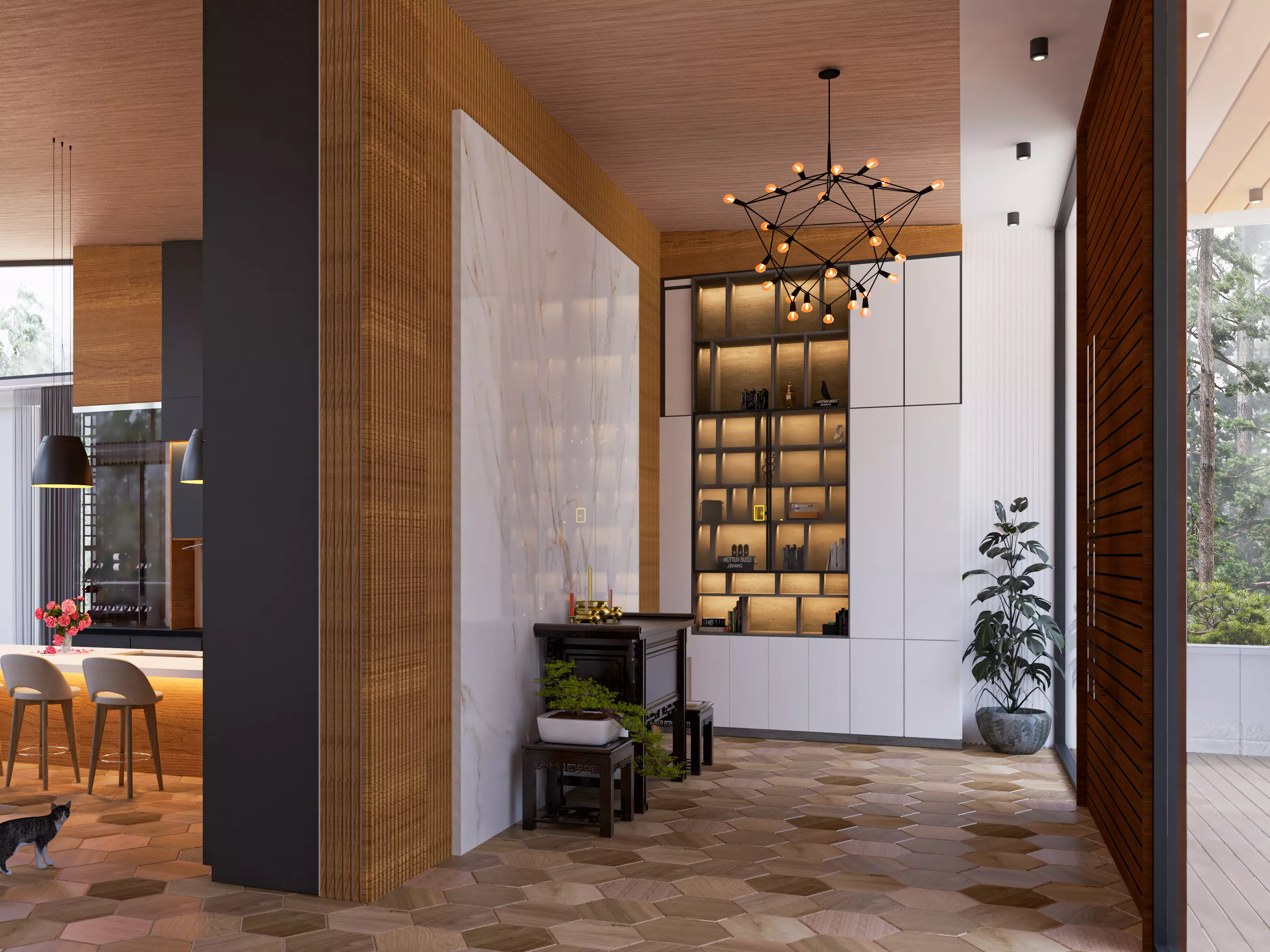 Vacation Villa 3D 2D Model SketchUp 3D model 3D model_5