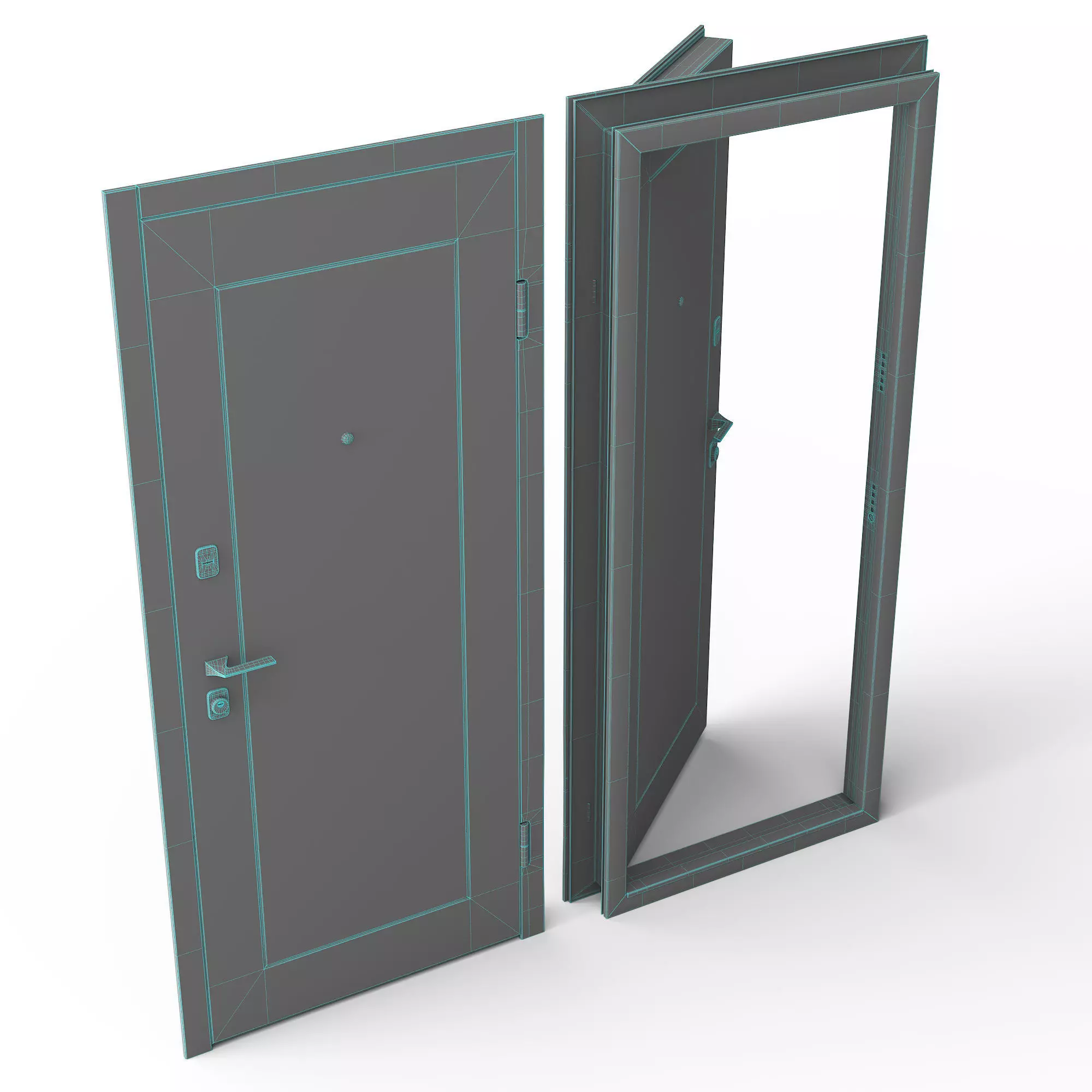 Xuella Door 3D model_2