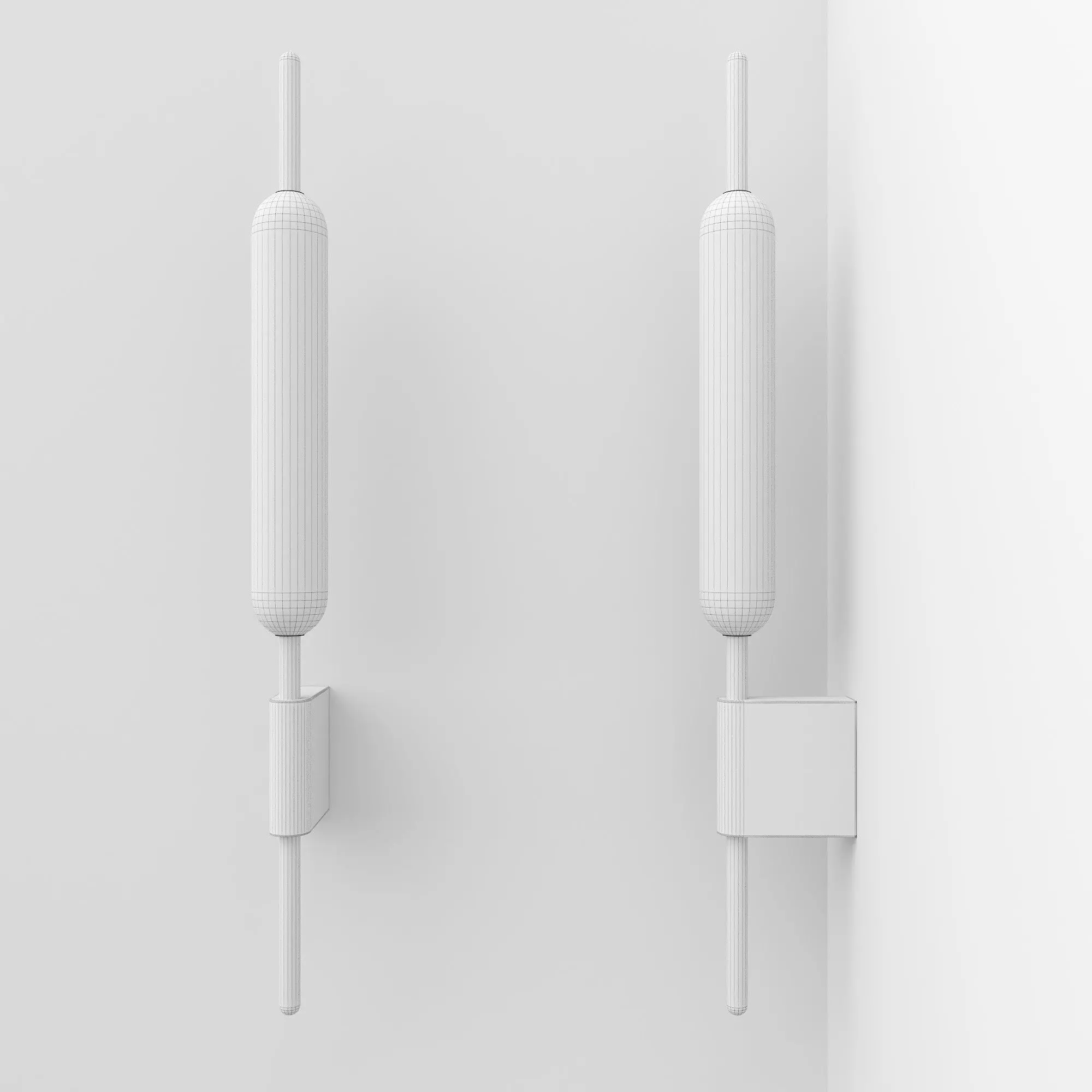 Velanah Wall Light 3D model_1