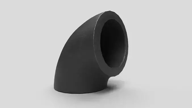Elbow Pipe Short Radius 1 inch 3D model