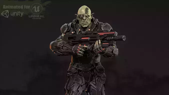 WestlandReaper6 Low-poly 3D model