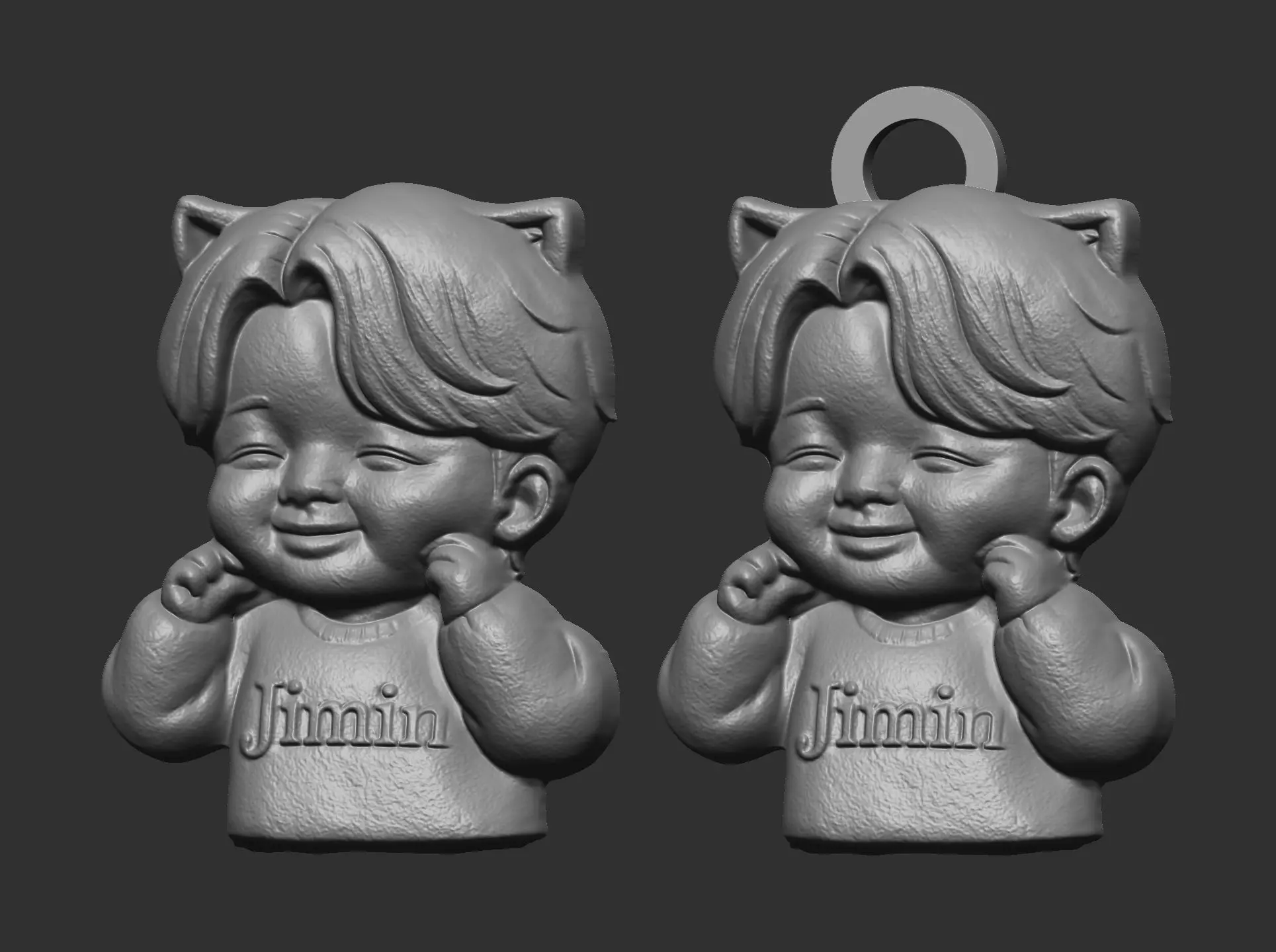 bts jimin cnc model 3D print model_2