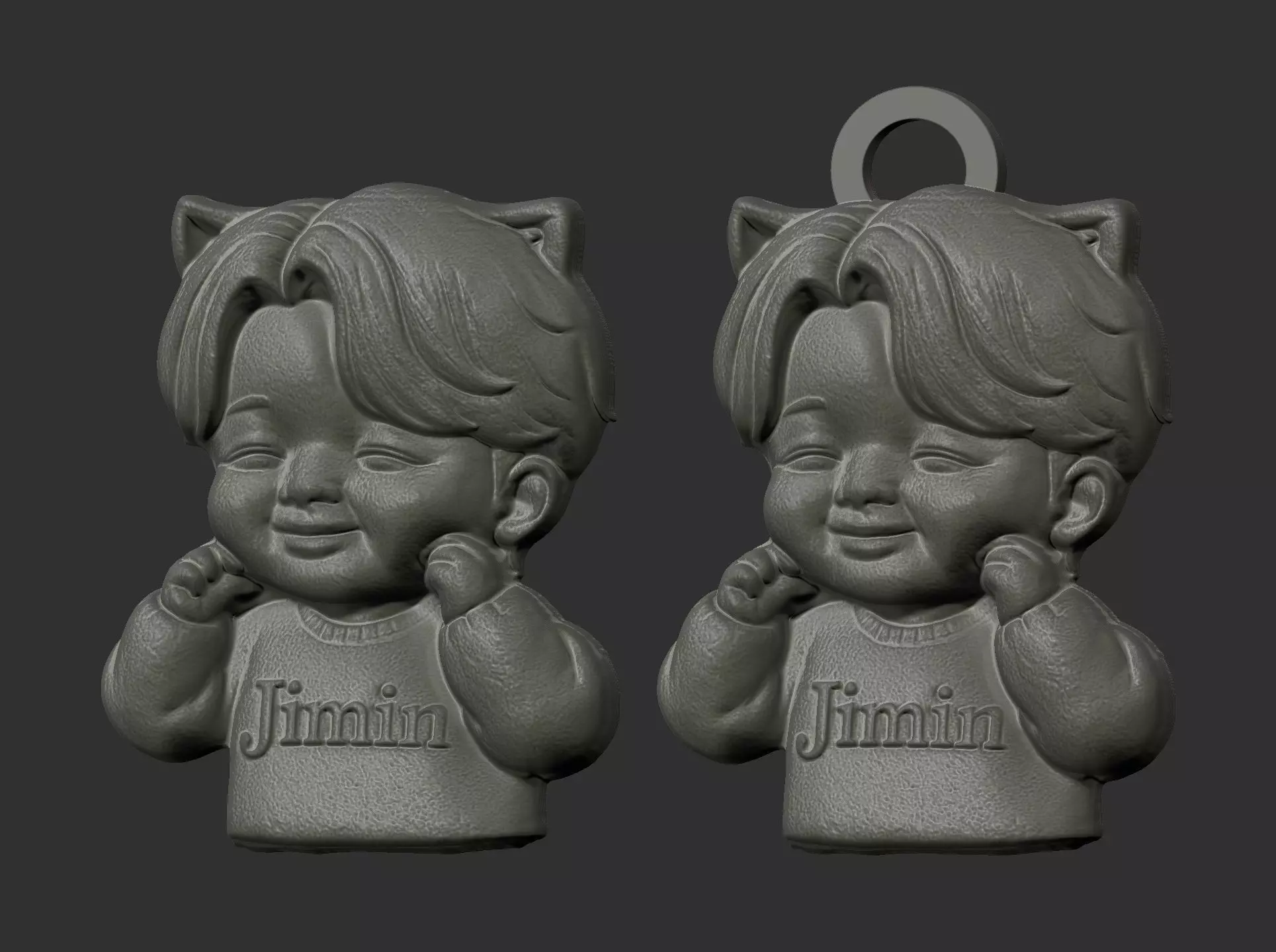 bts jimin cnc model 3D print model_3