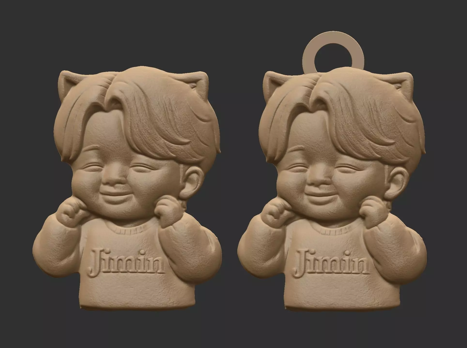 bts jimin cnc model 3D print model_5