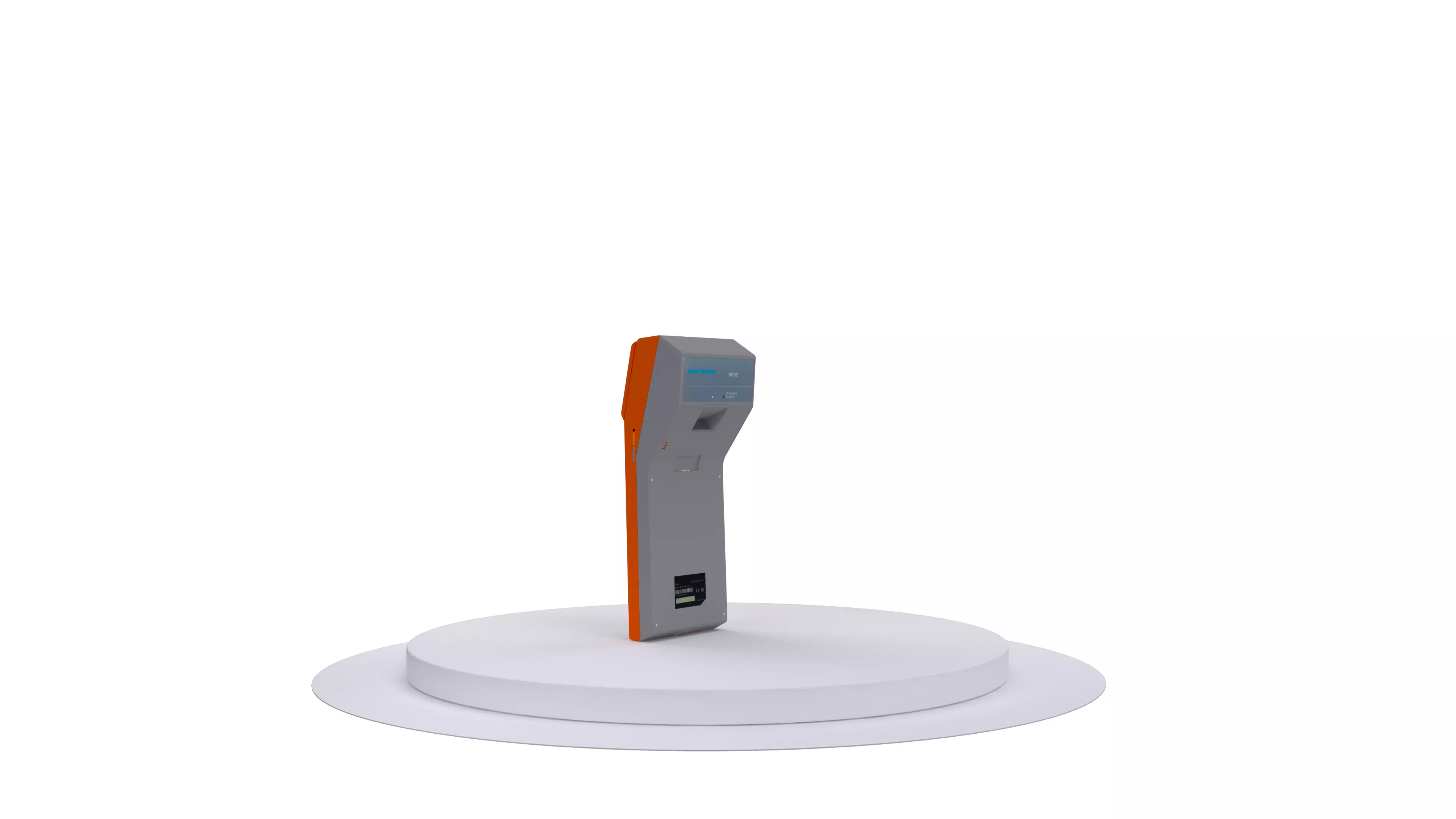 HANDHELD CASHIER Low-poly 3D model_2