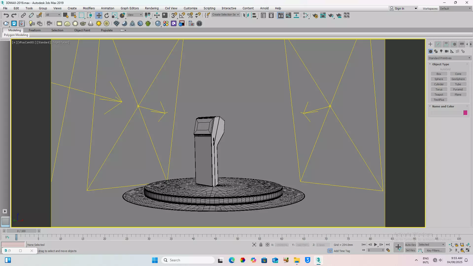HANDHELD CASHIER Low-poly 3D model_4