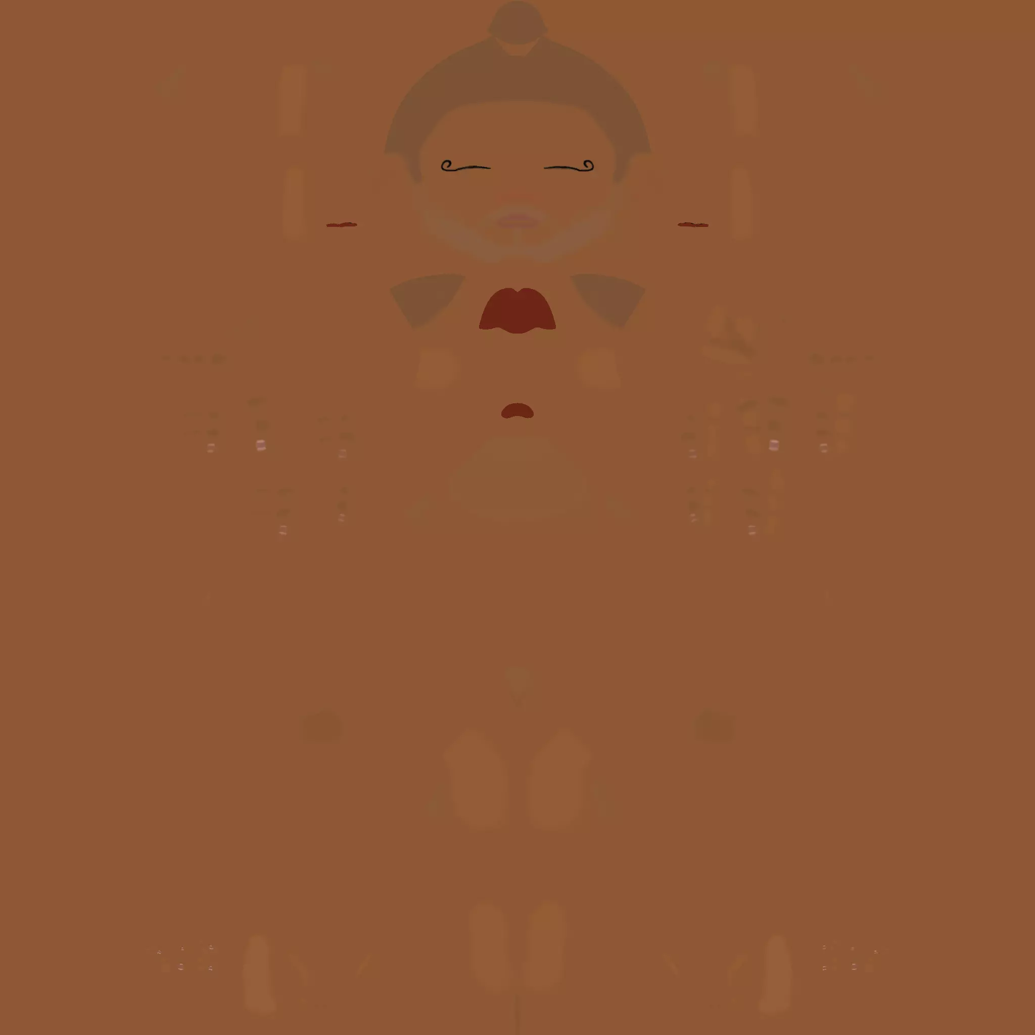 Snohi Egyptian Pharaonic Cartoon Characters Low-poly 3D model_11