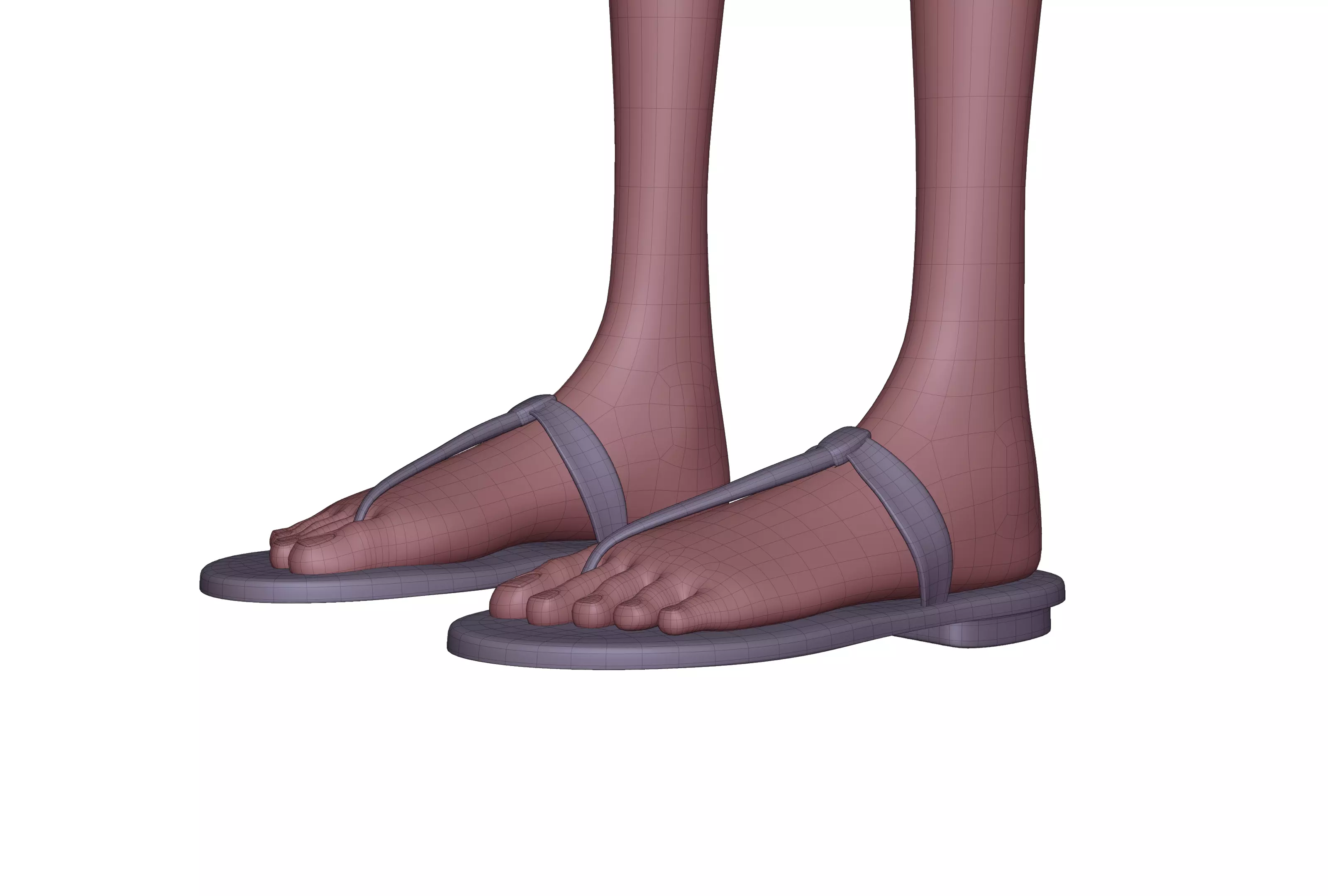 Snohi Egyptian Pharaonic Cartoon Characters Low-poly 3D model_20