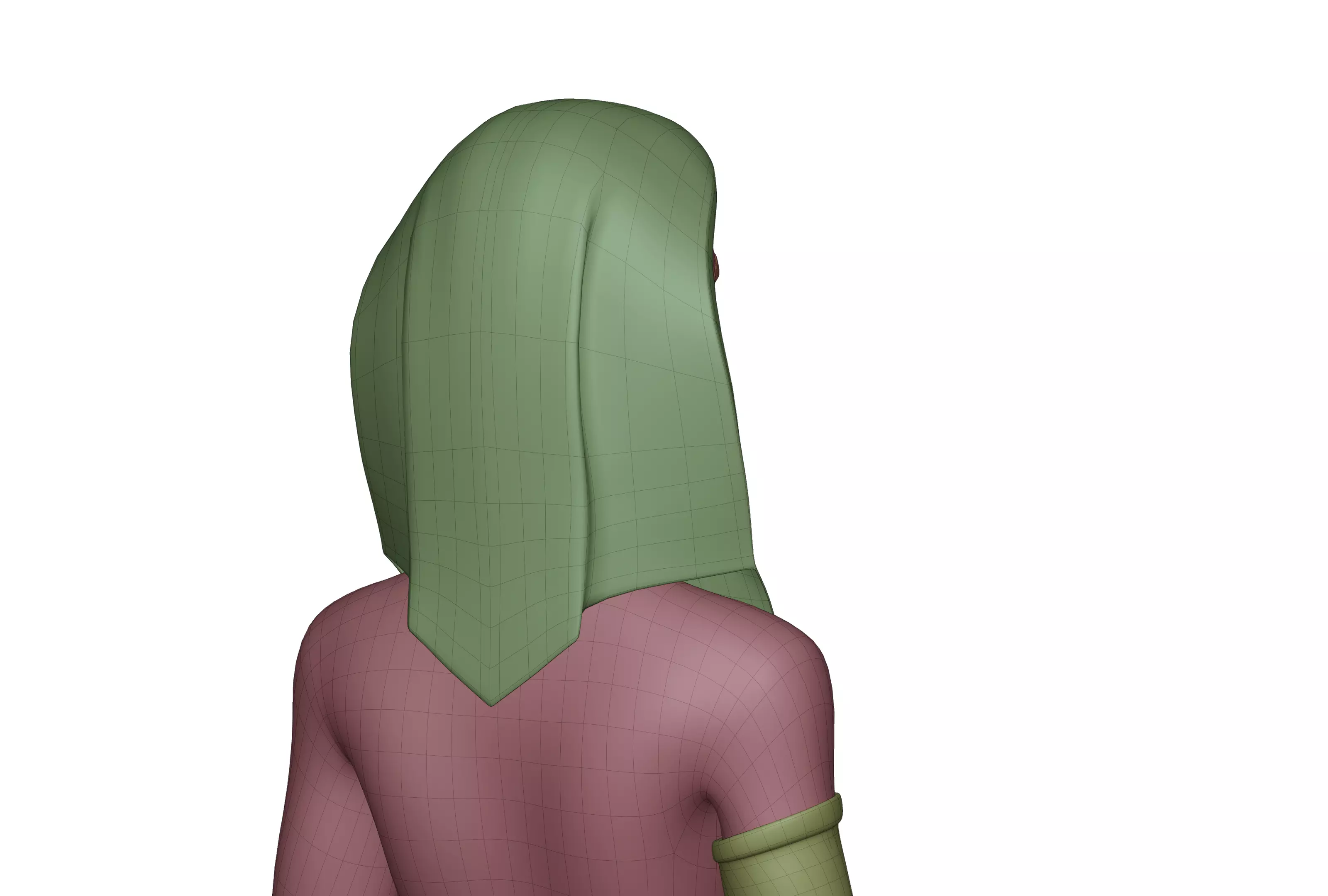 Snohi Egyptian Pharaonic Cartoon Characters Low-poly 3D model_16