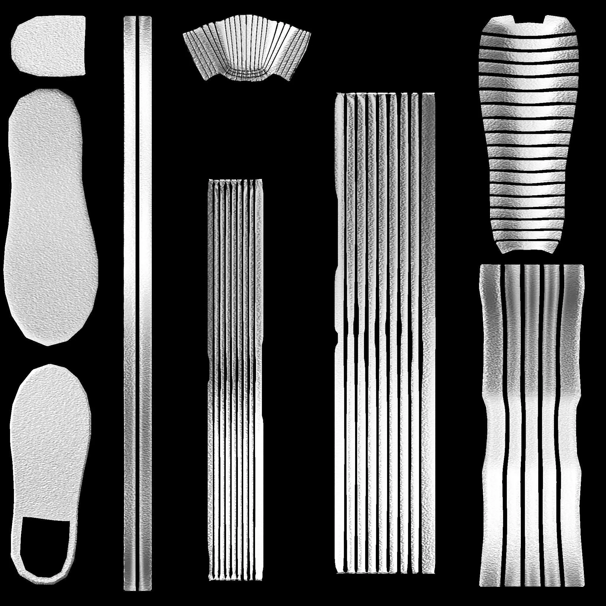 Snohi Egyptian Pharaonic Cartoon Characters Low-poly 3D model_31