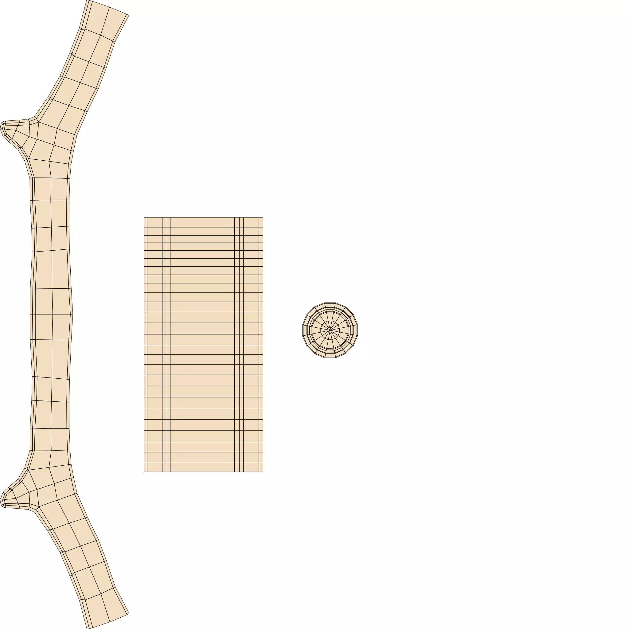 Snohi Egyptian Pharaonic Cartoon Characters Low-poly 3D model_28