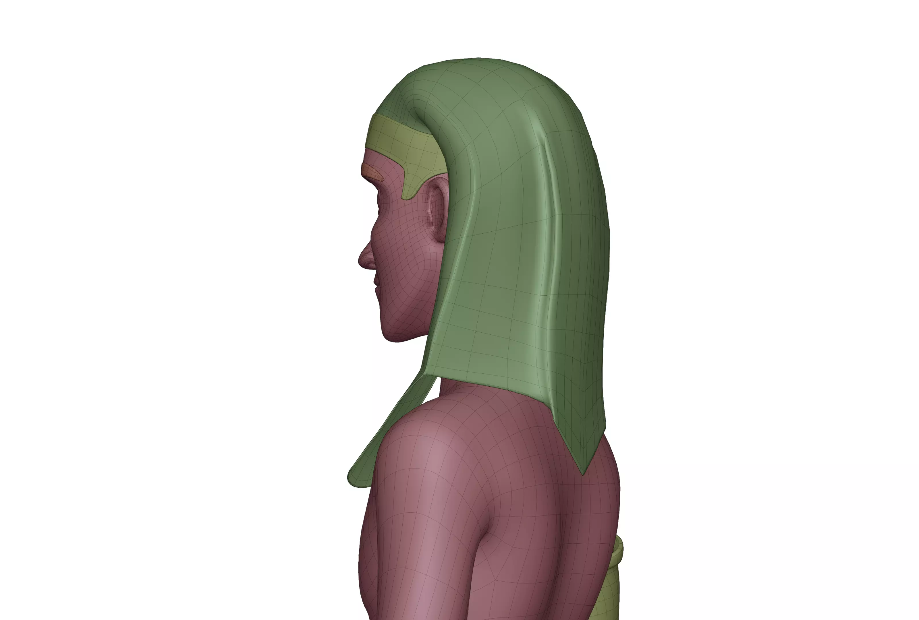 Snohi Egyptian Pharaonic Cartoon Characters Low-poly 3D model_17