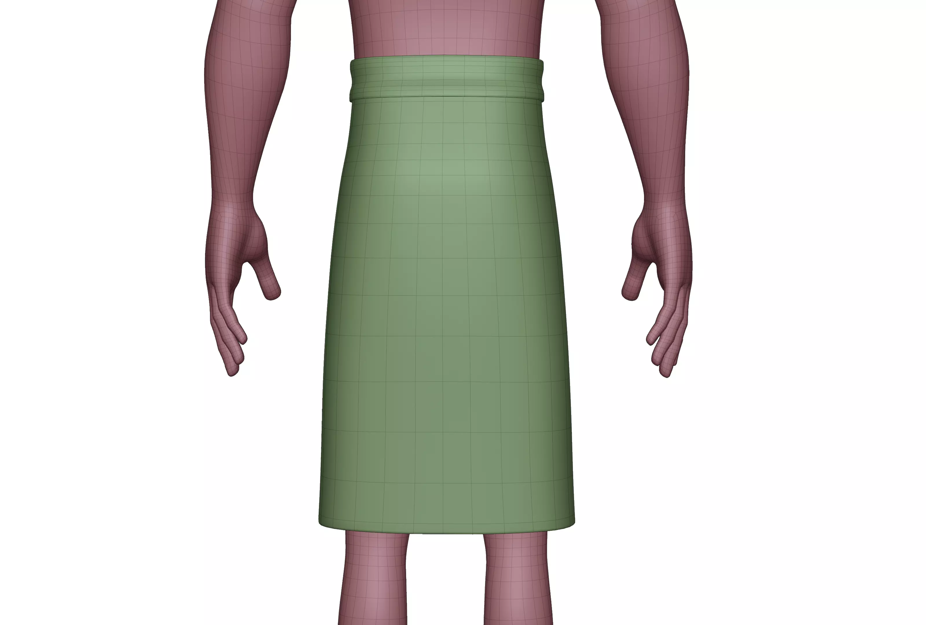 Snohi Egyptian Pharaonic Cartoon Characters Low-poly 3D model_22