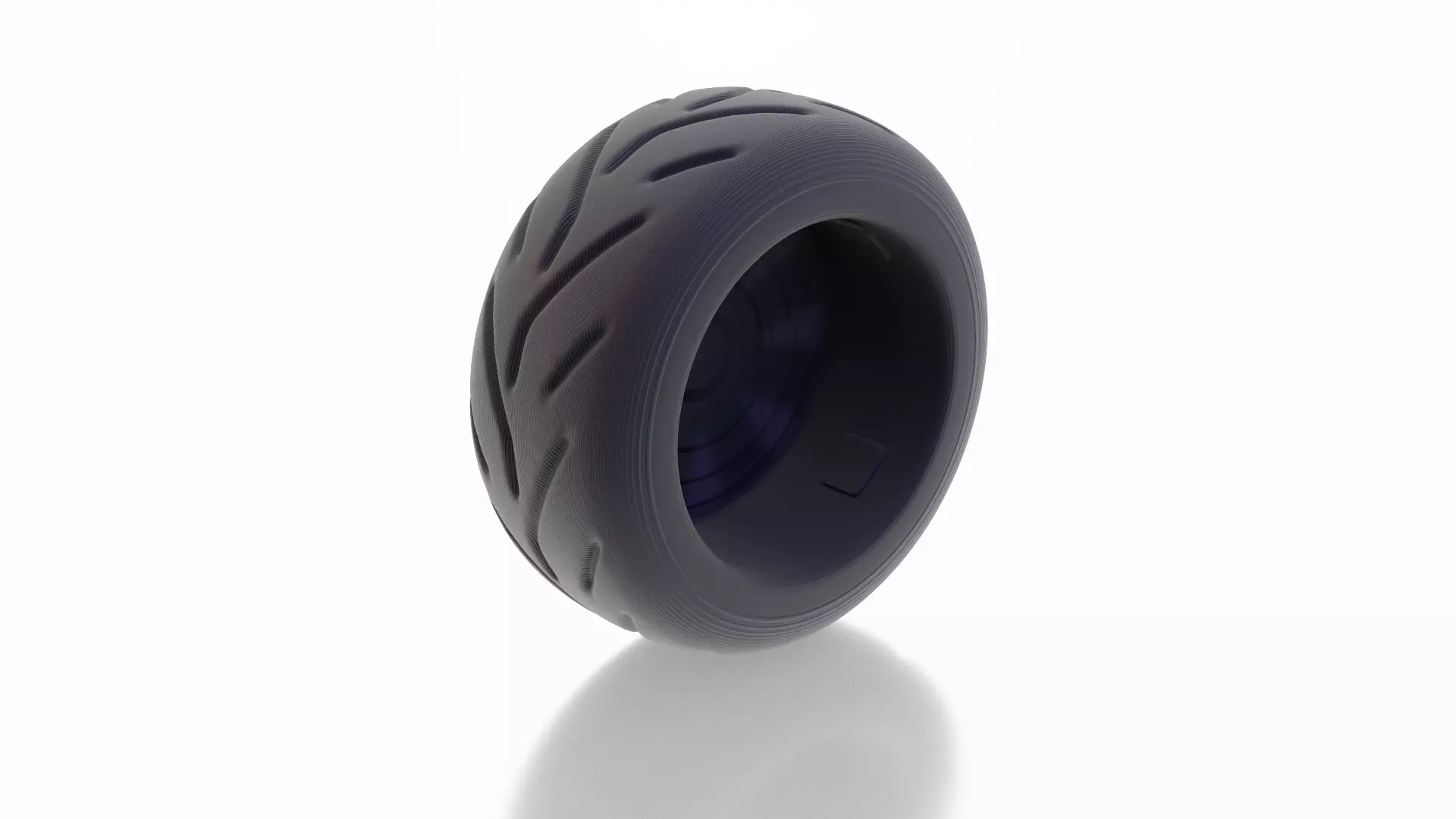 Tire Cap 3D print model_3