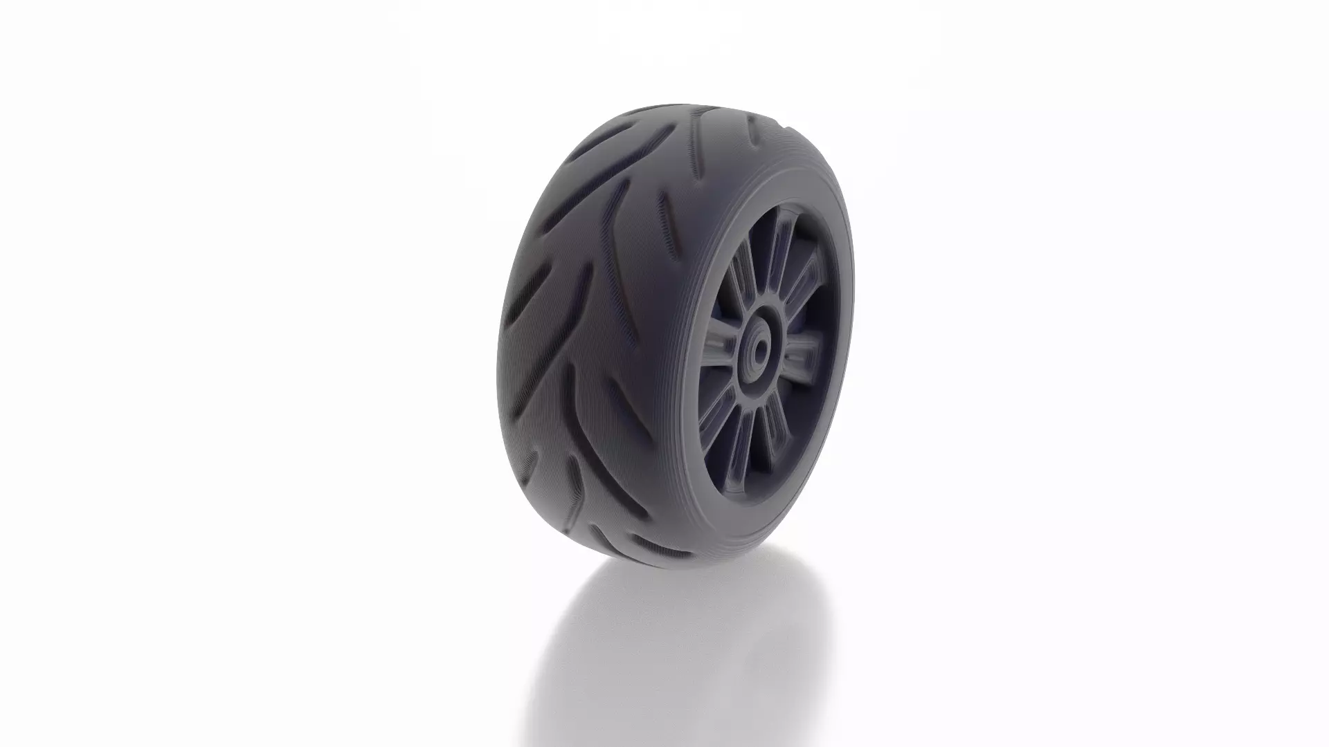 Tire Cap 3D print model_2