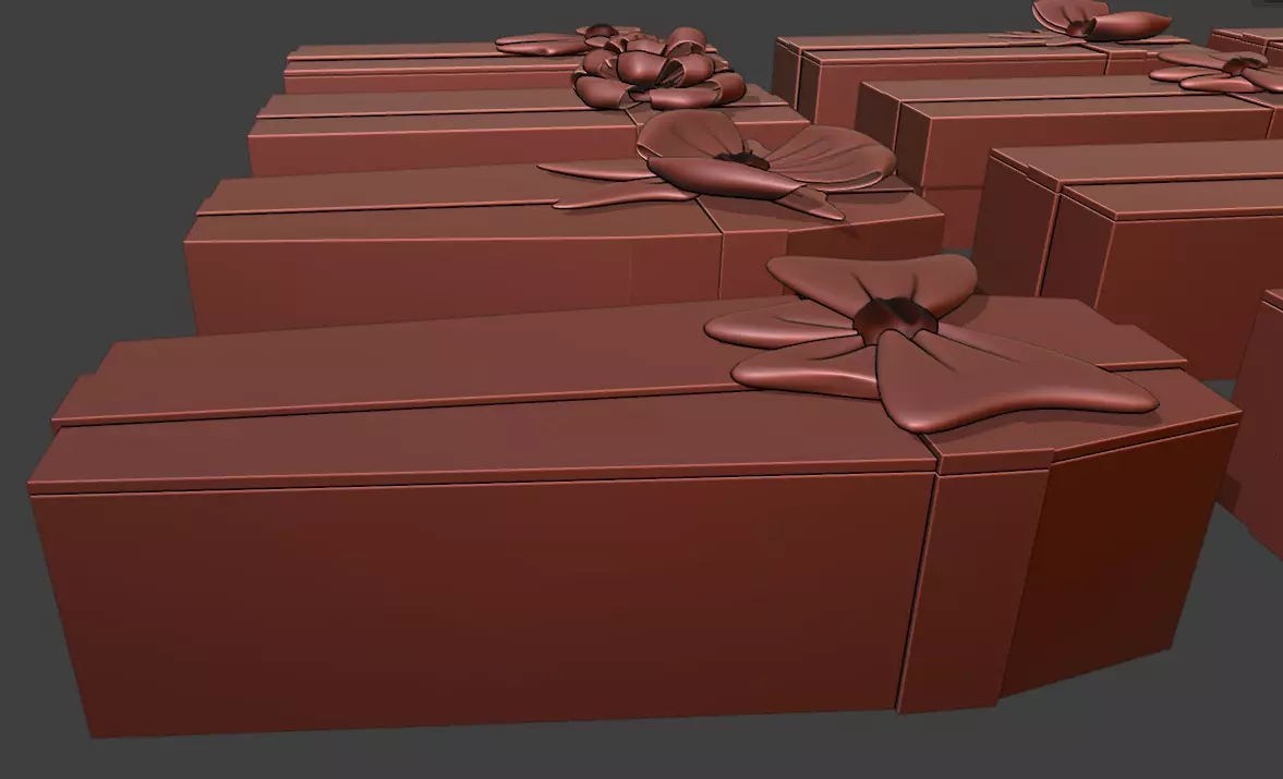 Modular gift coffin 3D model_22