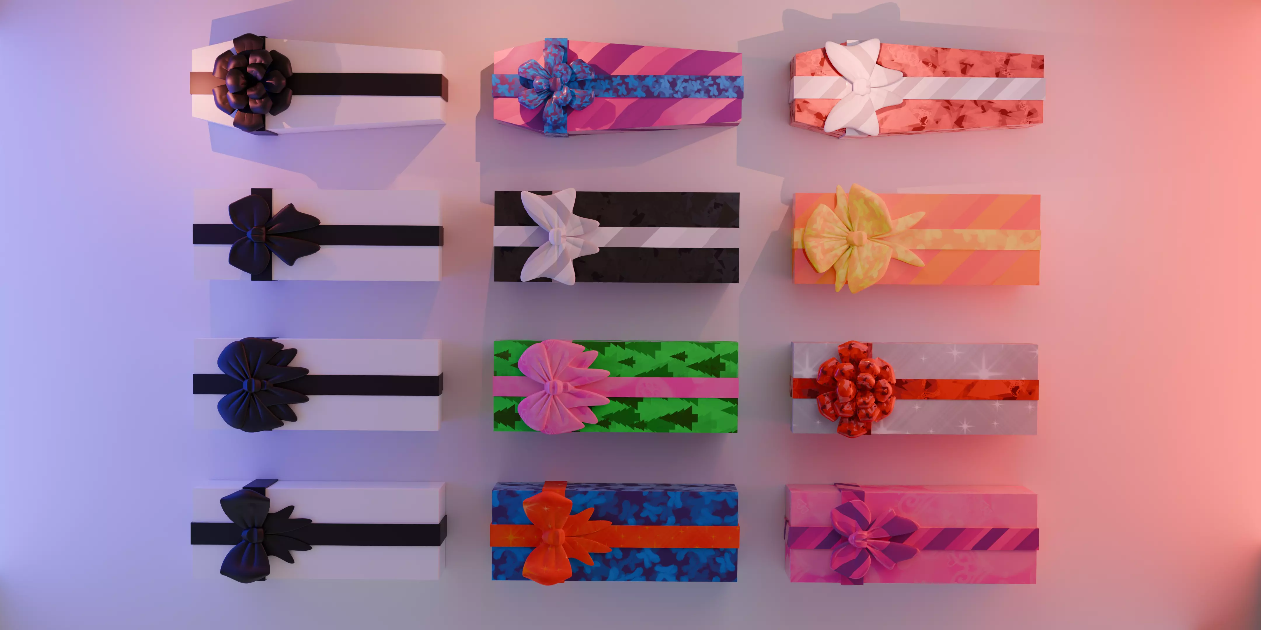 Modular gift coffin 3D model_3