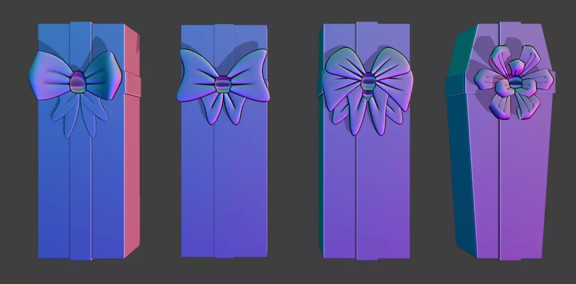 Modular gift coffin 3D model_23