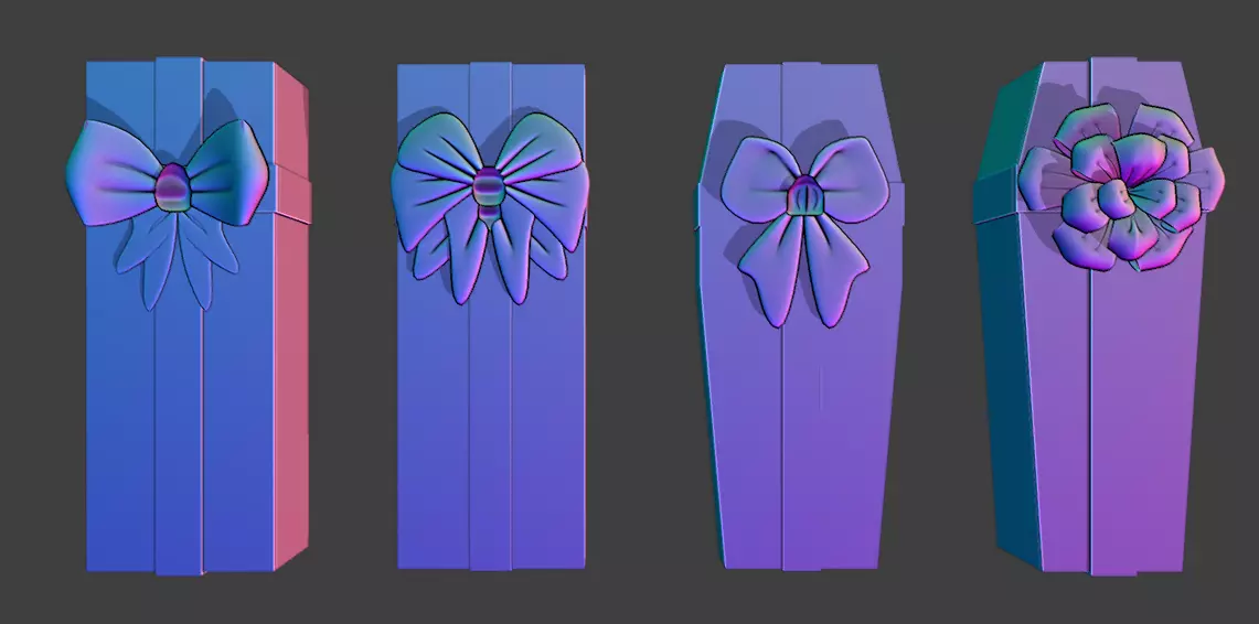 Modular gift coffin 3D model_24