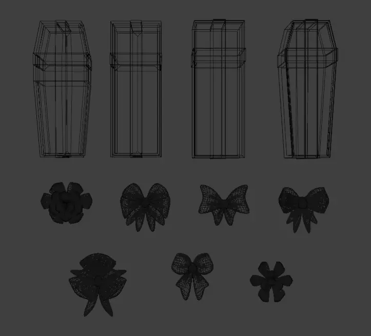 Modular gift coffin 3D model_11