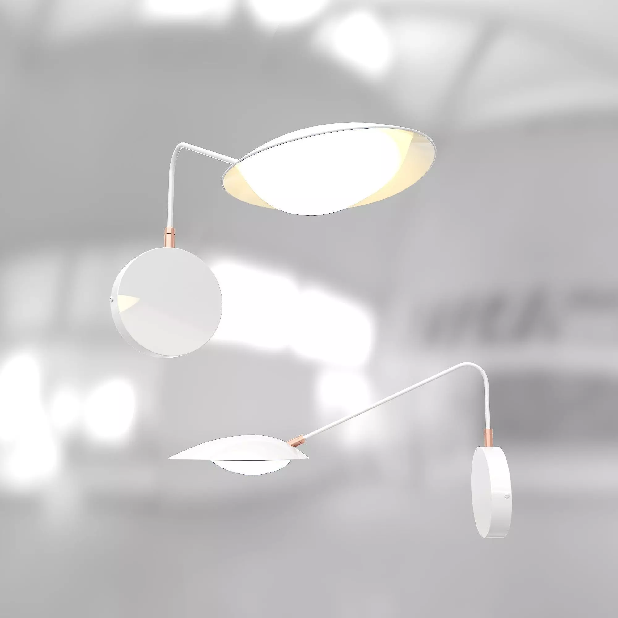 Qnemily Wall Light 3D model_0