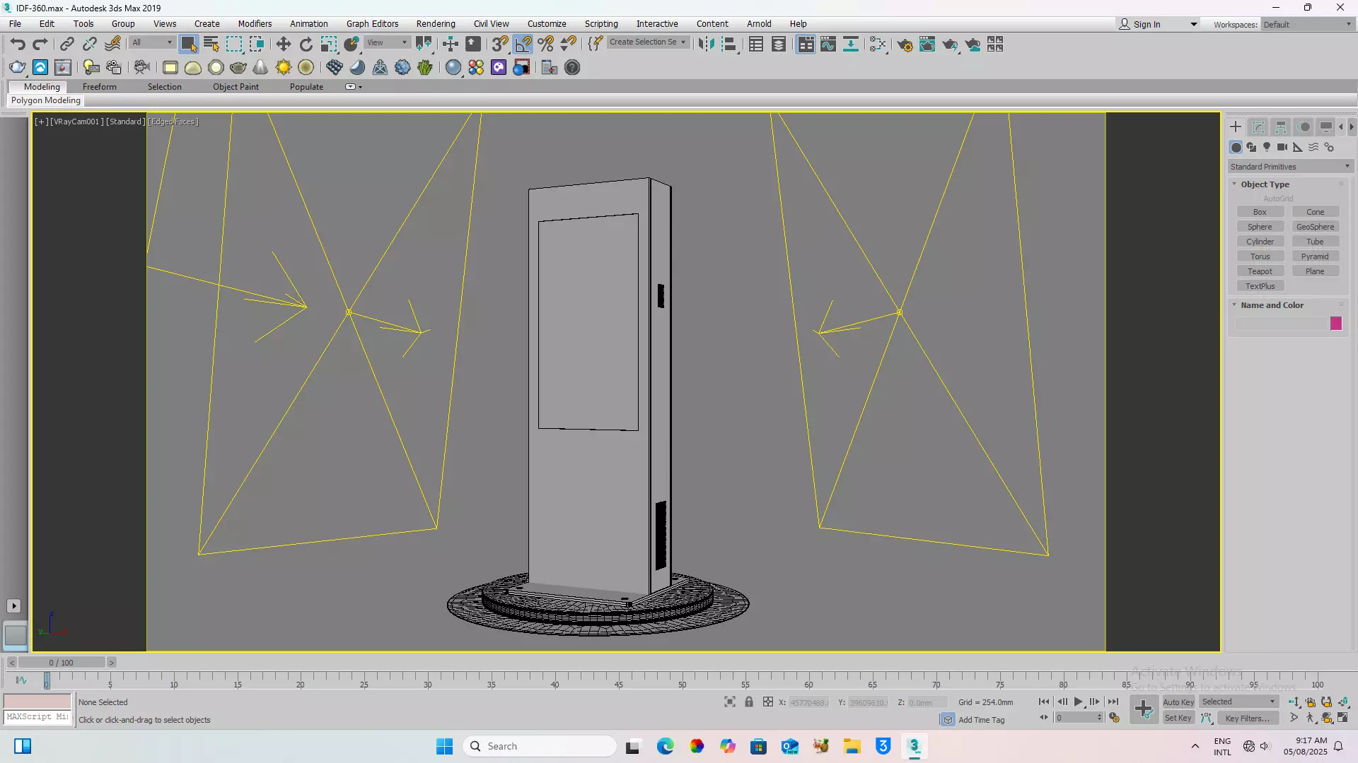 PARKING INFOMATION DISPLAY Low-poly 3D model_3