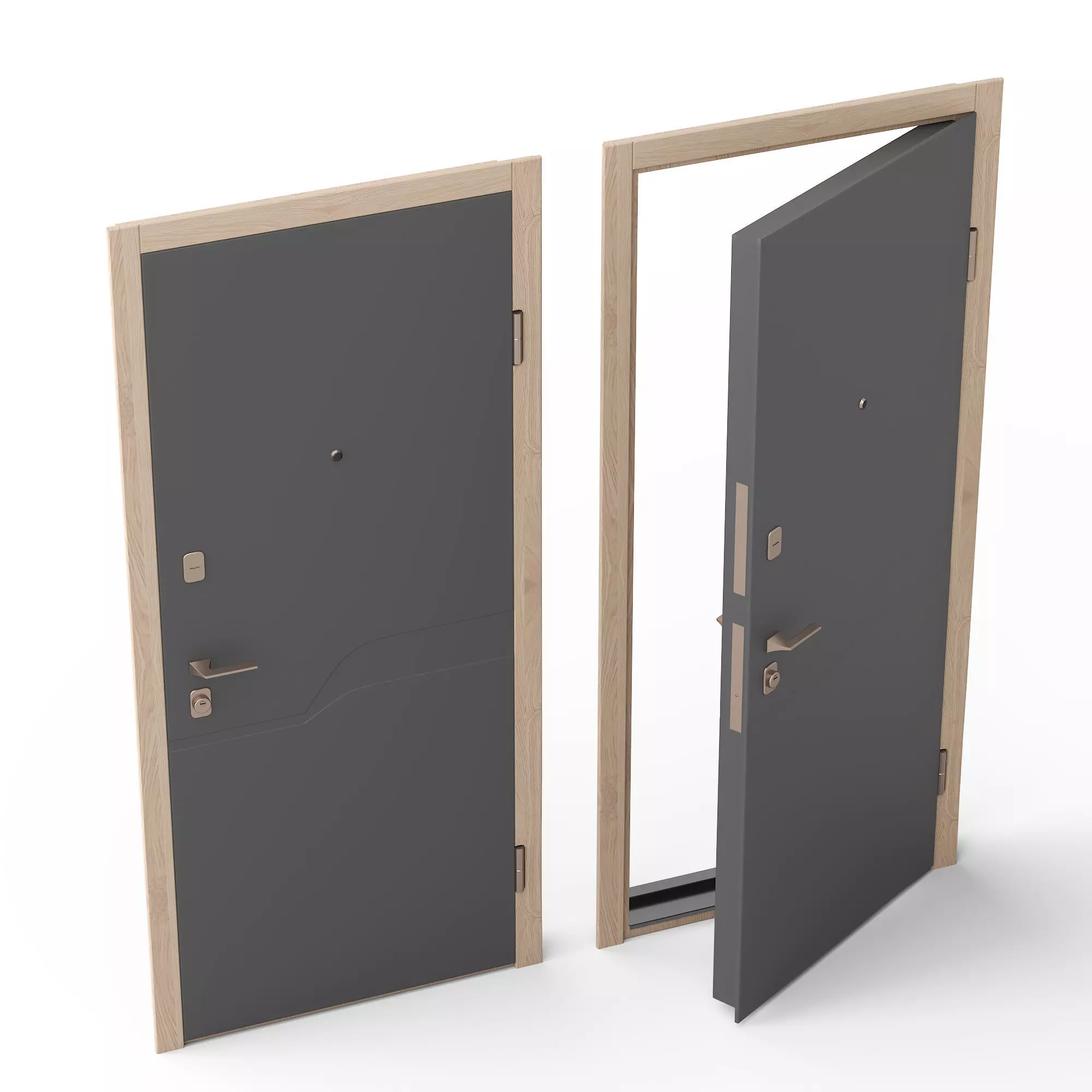 Puella Door 3D model_1