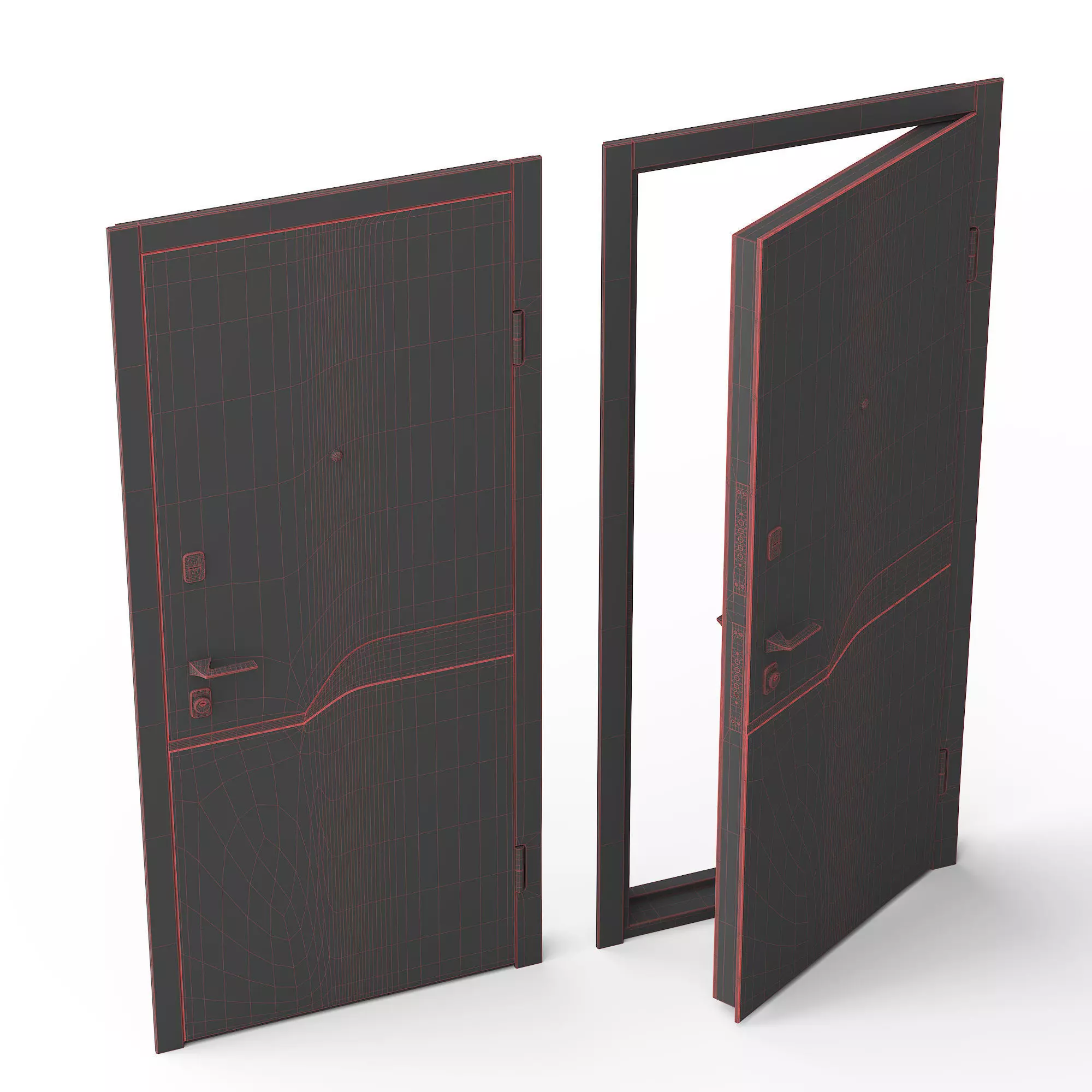 Puella Door 3D model_2