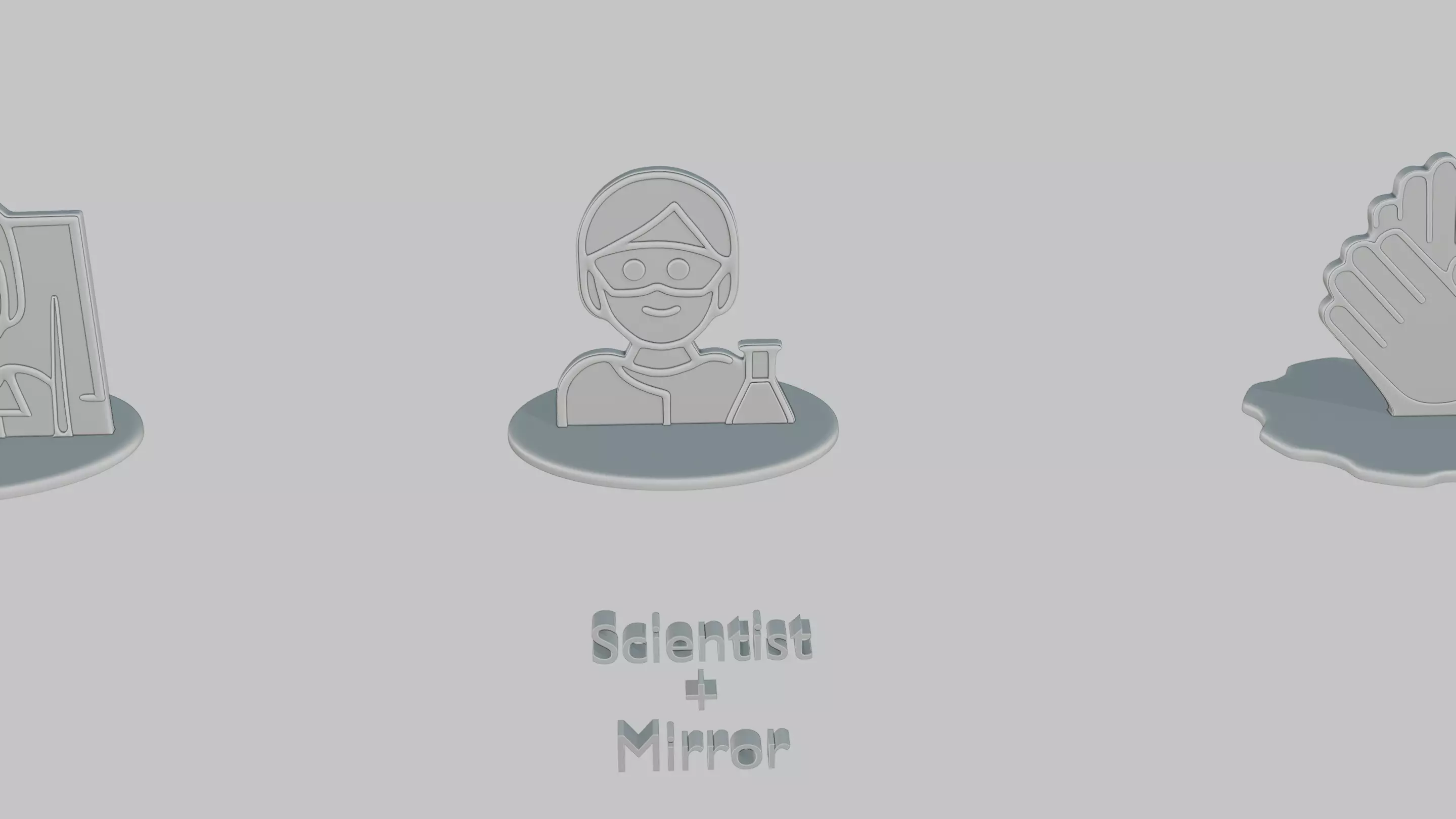 Graduation Goals Pack Emoji Statues 3D print model_2