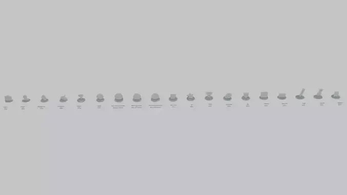 Graduation Goals Pack Emoji Statues 3D print model