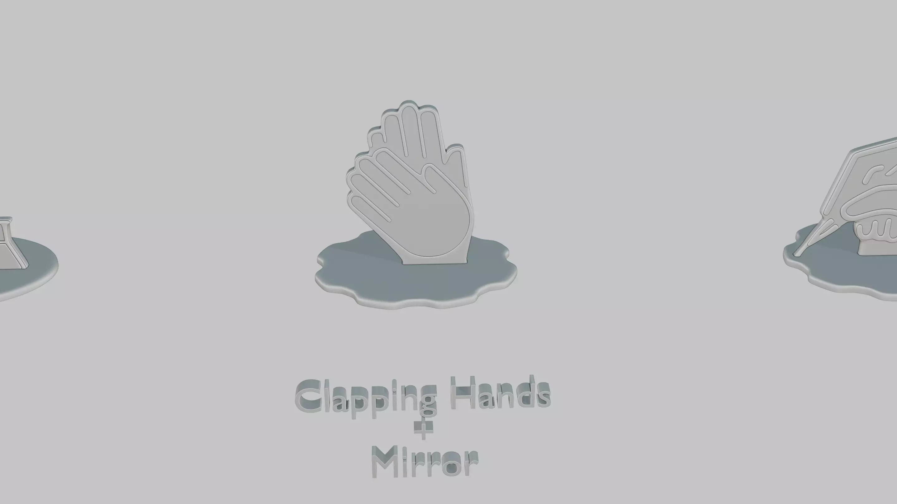 Graduation Goals Pack Emoji Statues 3D print model_3