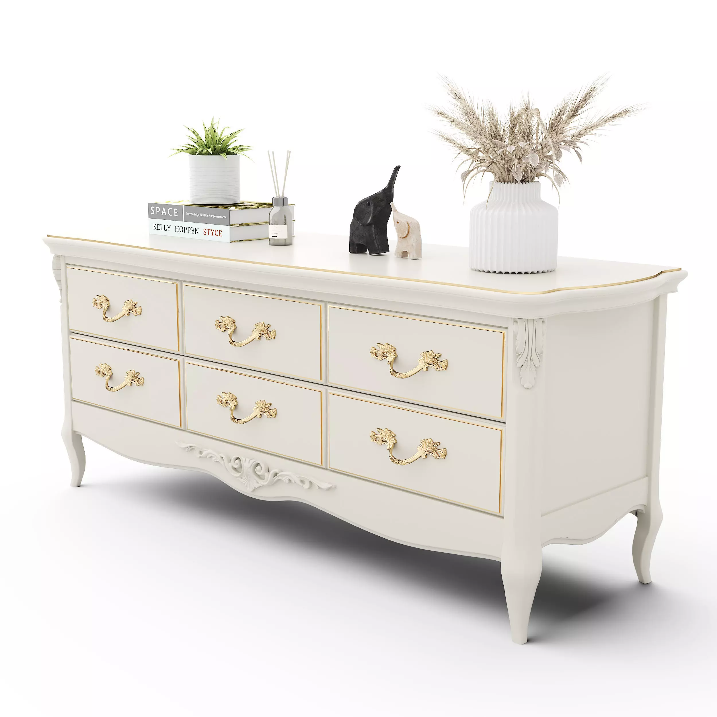 Privia Sideboard 3D model_0