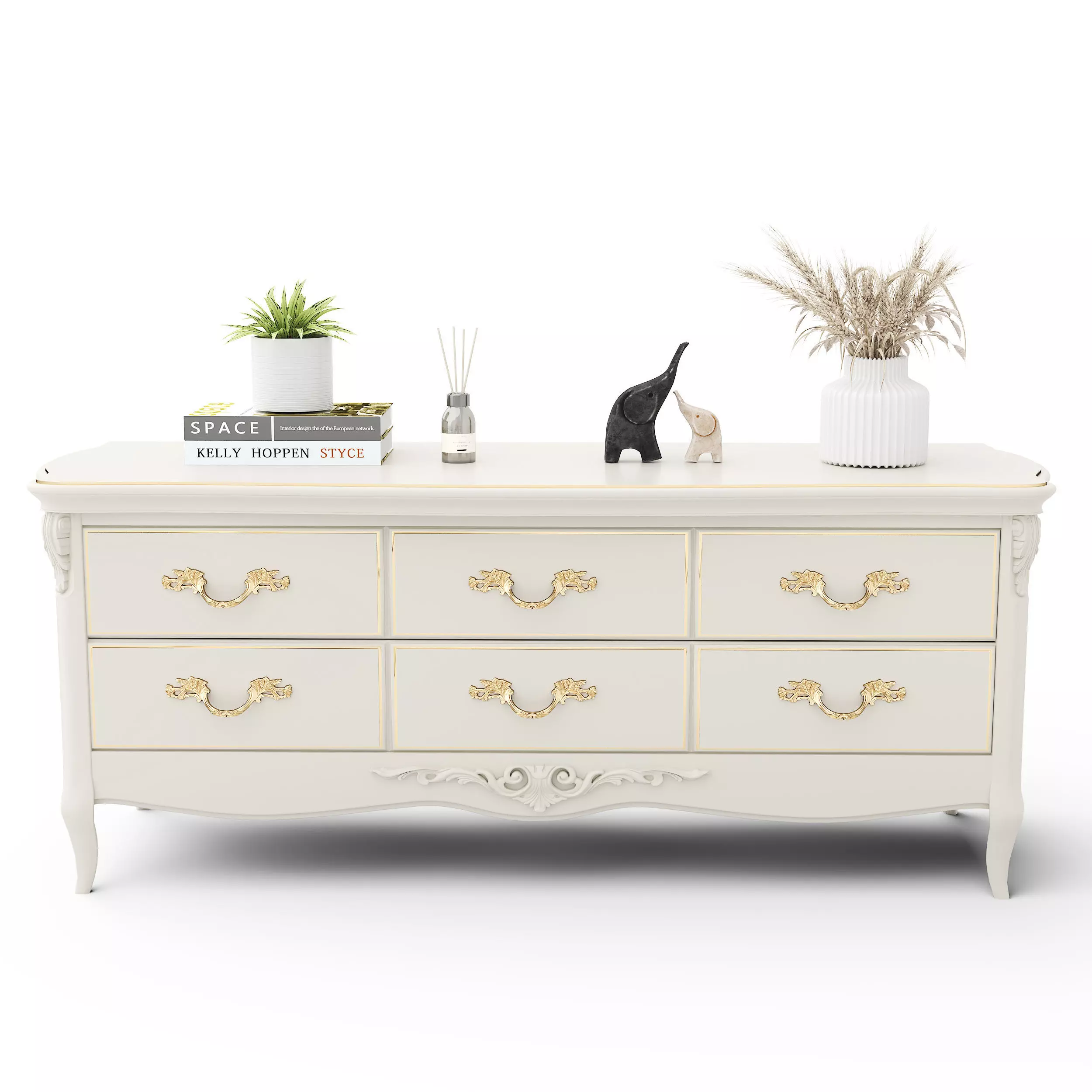 Privia Sideboard 3D model_1