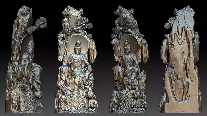 Guanyin   3D print model