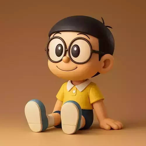 Nobita Nobi - Doraemon 3d Model 3D print model