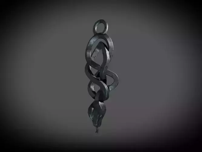 Hunt Showdown Fanart Weapon Charm Scaled Peak Twitch Drop 3D print model