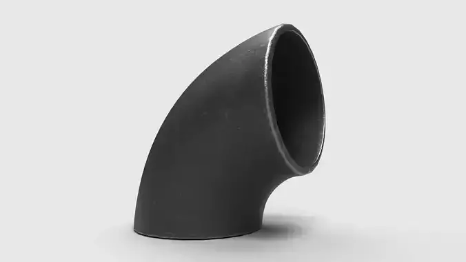 Elbow Pipe Short Radius 6 inches 3D model