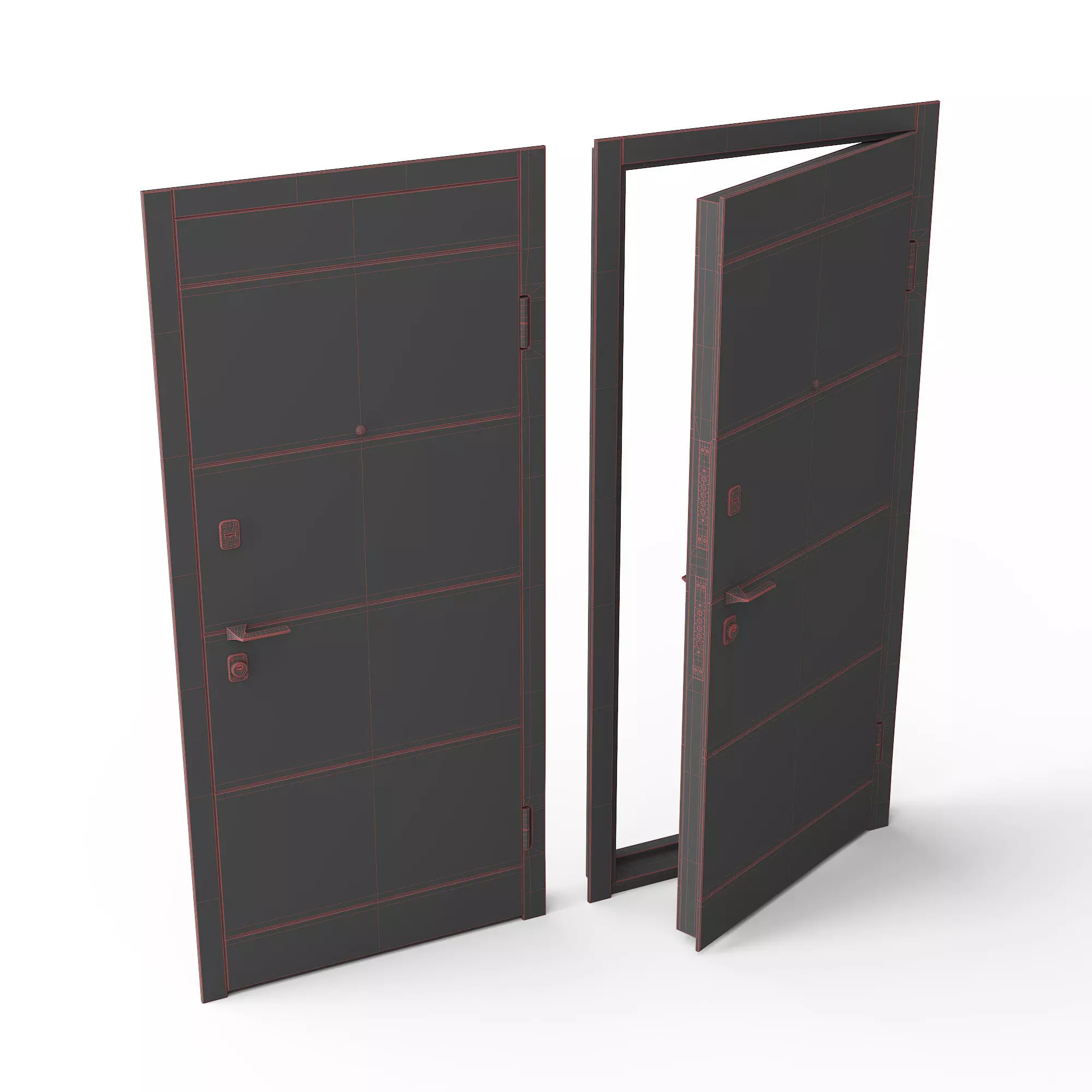 Lapeil Door 3D model_2