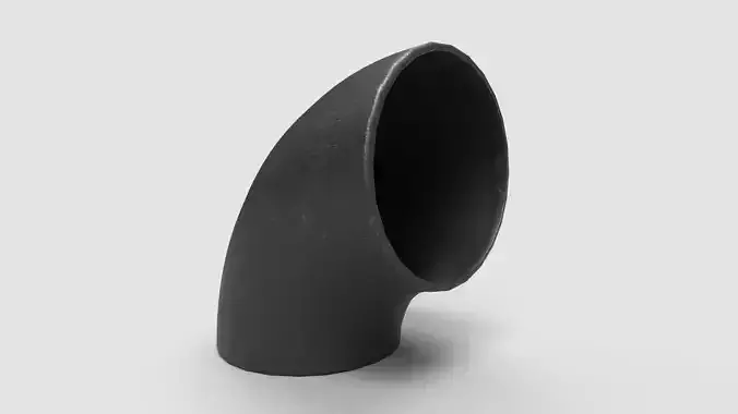 Elbow Pipe Short Radius 10 inches 3D model