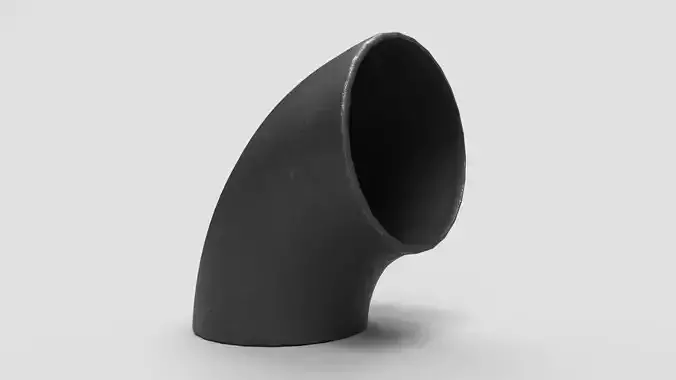 Elbow Pipe Short Radius 12 inches 3D model