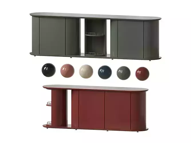 HIDE and SEEK DOOR Sideboard 3D model
