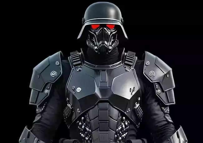 futuristic concept sci-fi design  soldier