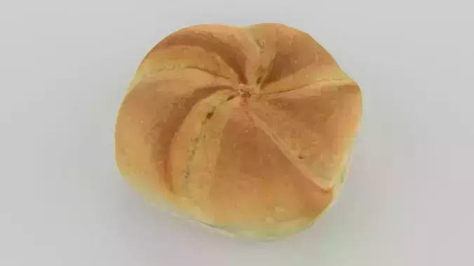 3d scan bread roll - wolfmayr semmel 1 3D model