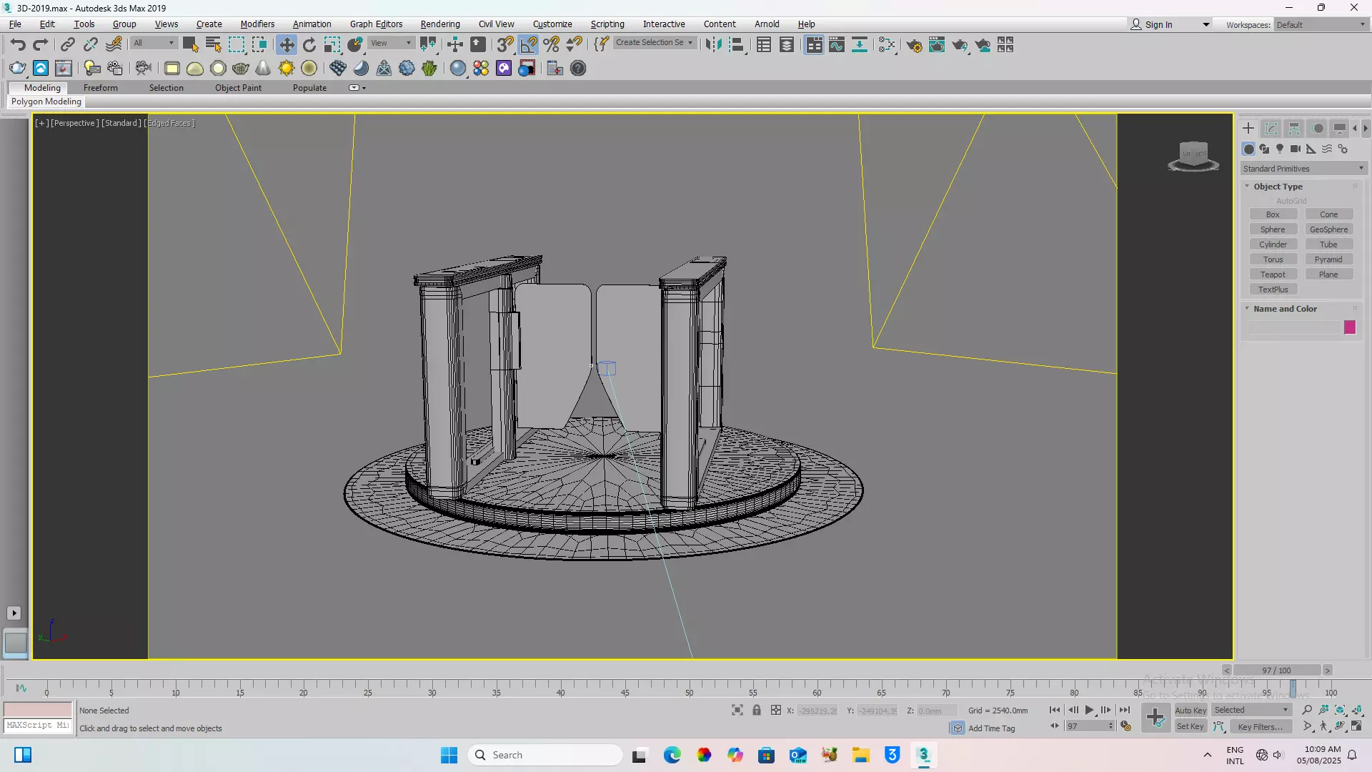 SMART GATE Low-poly 3D model_6