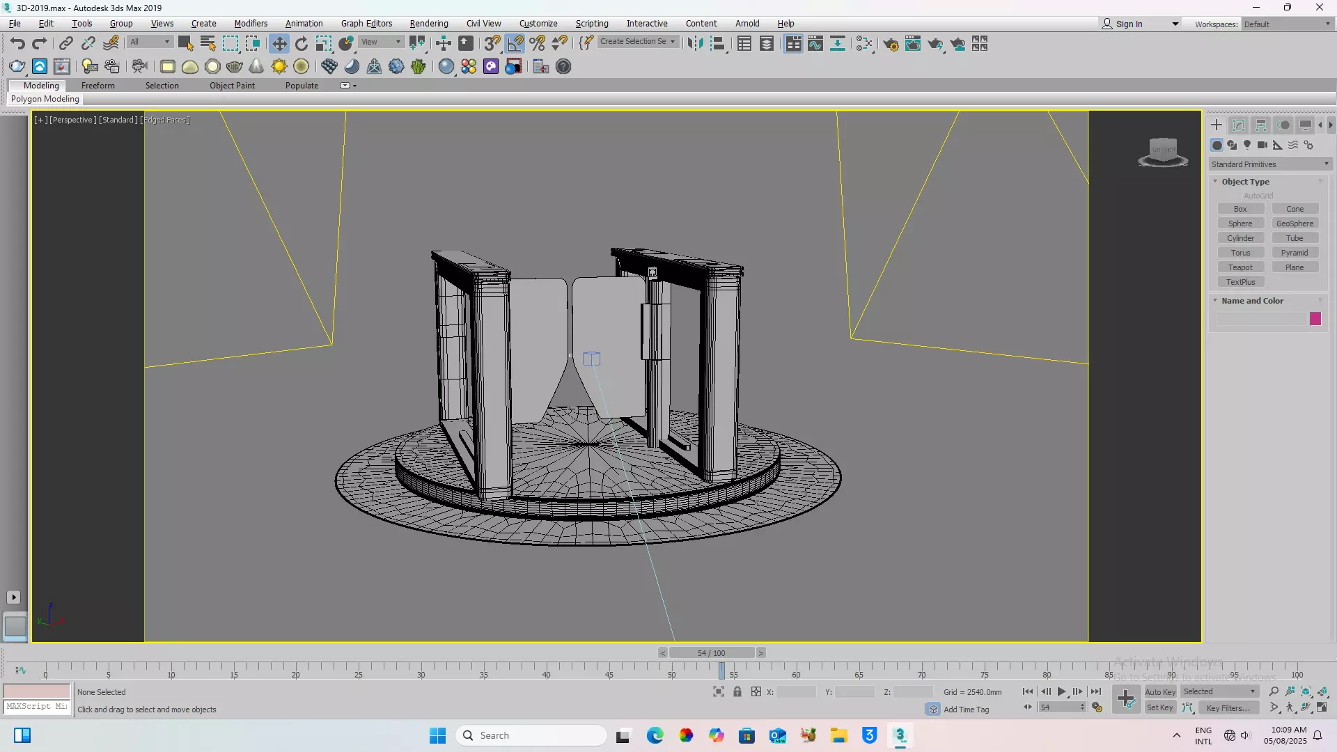SMART GATE Low-poly 3D model_5