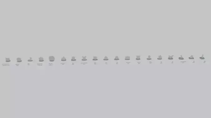Halloween Haunts Pack Emoji Statues 3D print model
