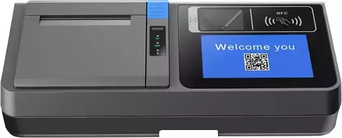 MANUAL CASHIER Low-poly 3D model