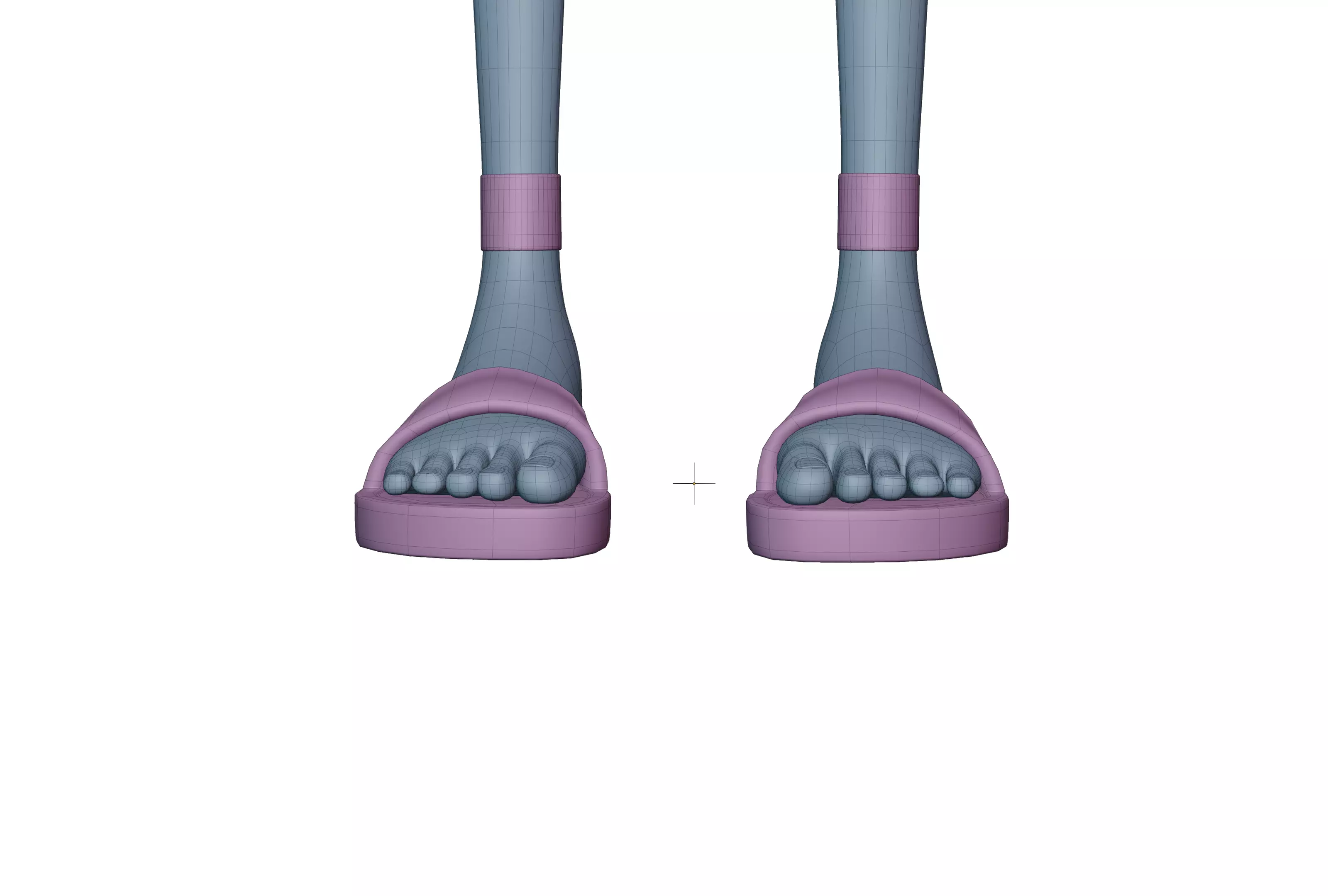 Habi Egyptian Pharaonic Cartoon Characters Low-poly 3D model_11