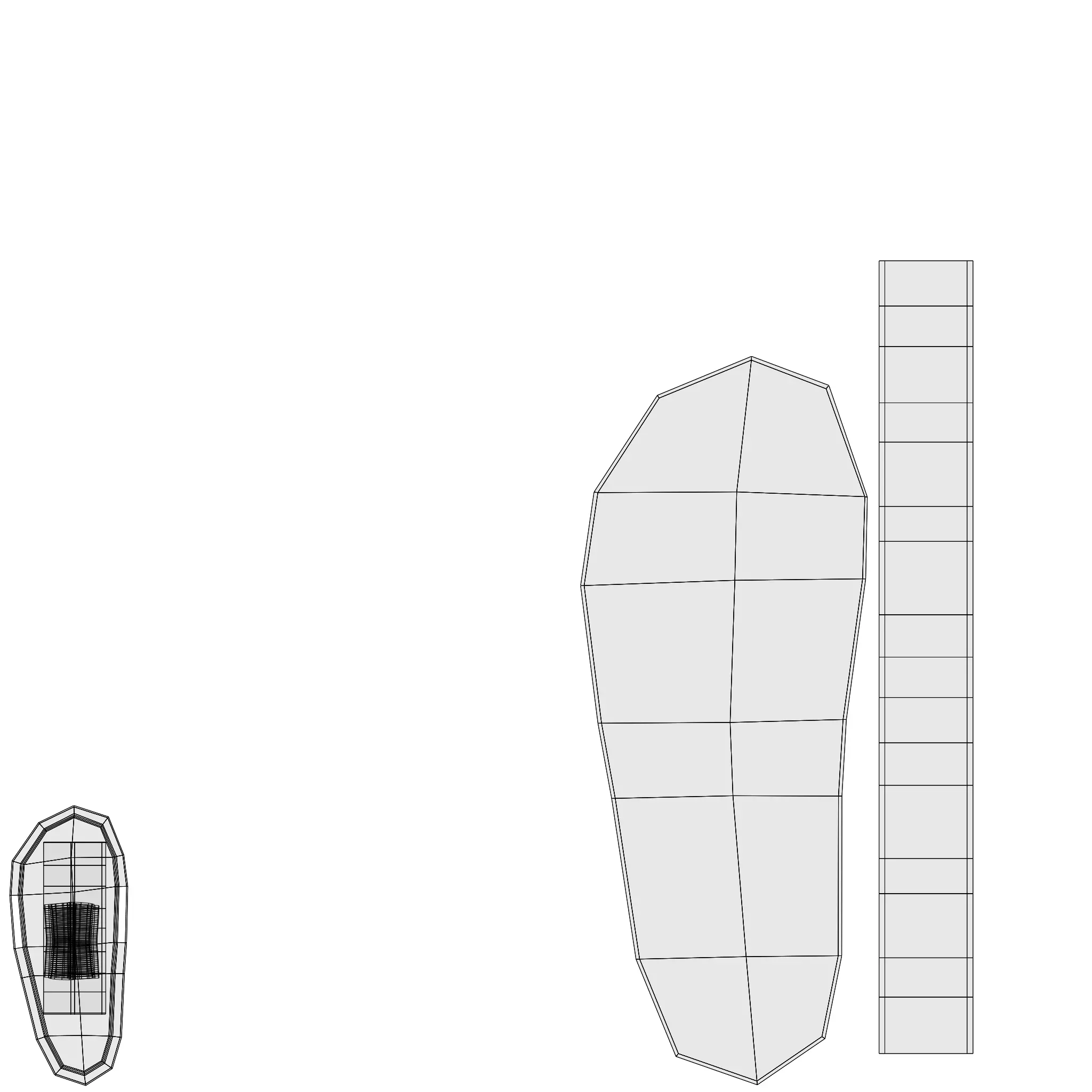 Habi Egyptian Pharaonic Cartoon Characters Low-poly 3D model_22